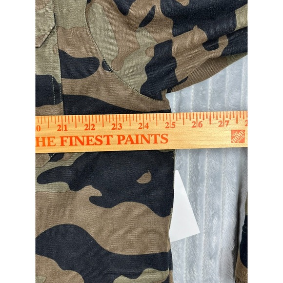 Darius Rucker X NFL Dallas Cowboys Sherpa Lined Mens L Camo Canvas Hooded Jacket - Picture 12 of 16